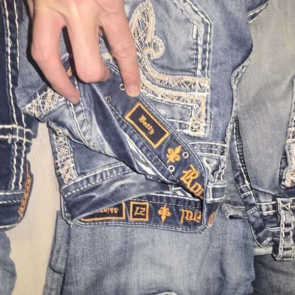 Rock Revival Jeans Price Is For Everything shown - Picture 12 of 16